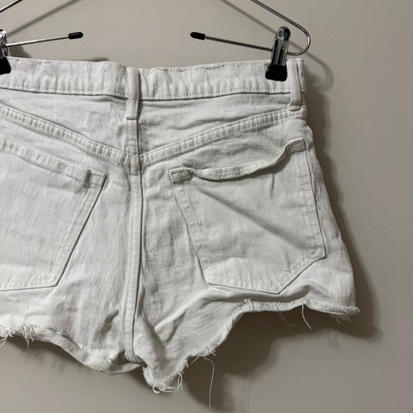 Abercrombie & Fitch White Jean Shorts - Picture 9 of 14